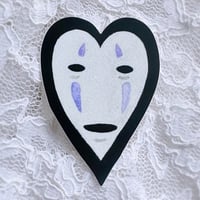 Image 1 of Kaonashi Heart Sticker