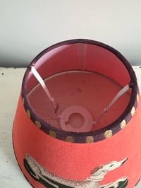Image 5 of The Augustus - hand painted fabric lampshade, 25cm base width