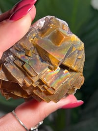 Image 11 of NATURAL RAINBOW IRIDESCENT CUBIC FLUORITE -CHINA- L