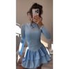 baby Blue Frill Dress 