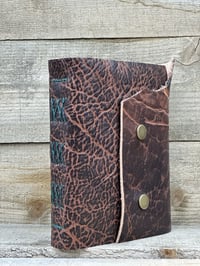 Image 1 of Medium Leather French Link Mottled Blank Book