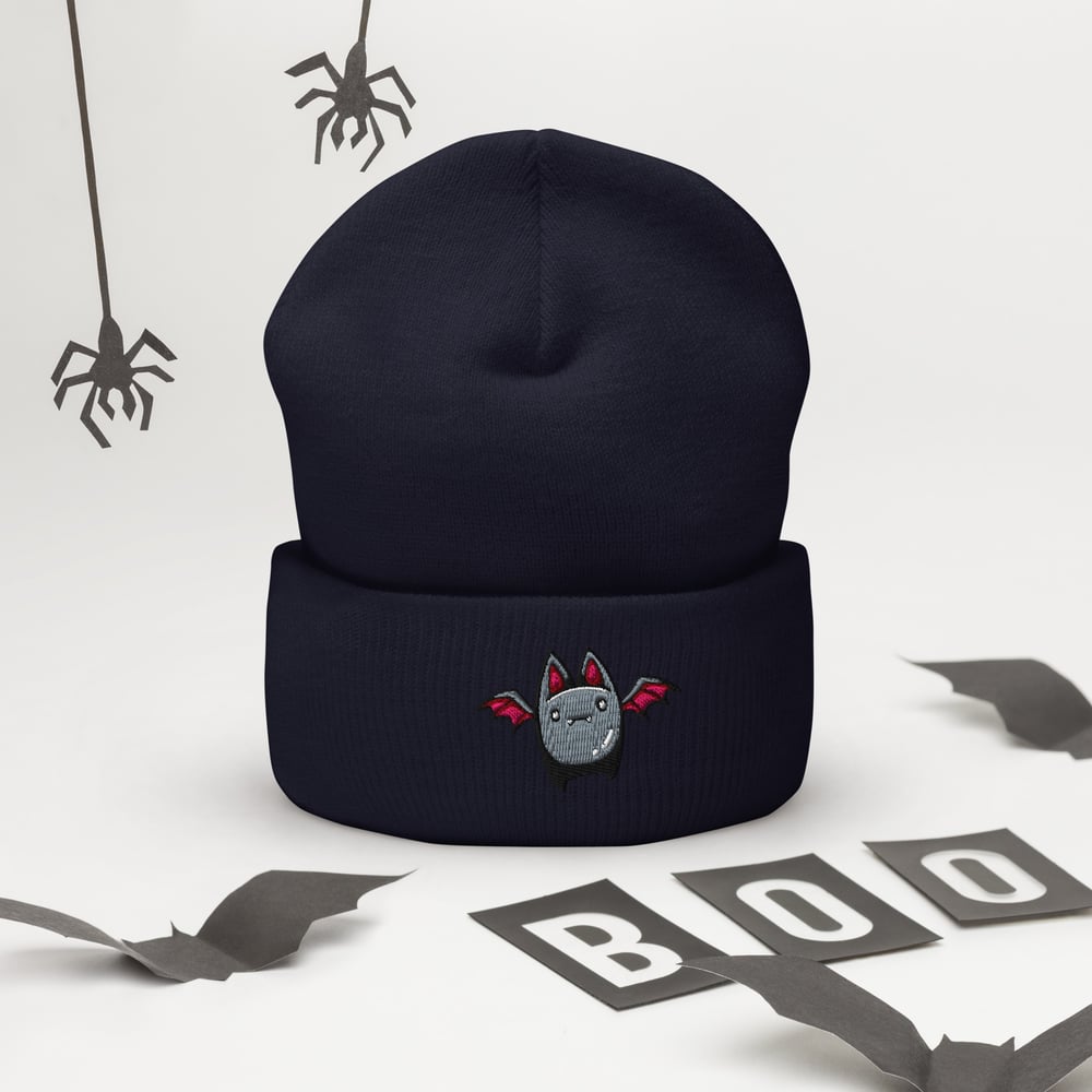Image of Pink Wing Bat Beanie