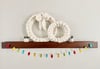 Vintage Bulb Felt Ball Garland 