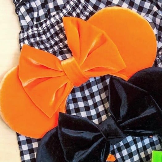Image of Bright Orange Velvet Ears