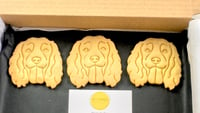Image 2 of Cocker Spaniel Shaped Shortbread biscuits 