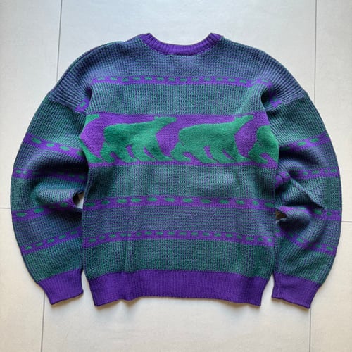 Image of 1980s Chemise Lacoste Knitted Sweater, Size Small