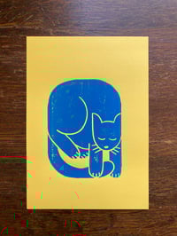 Image 2 of Cat and Dog blockprints!