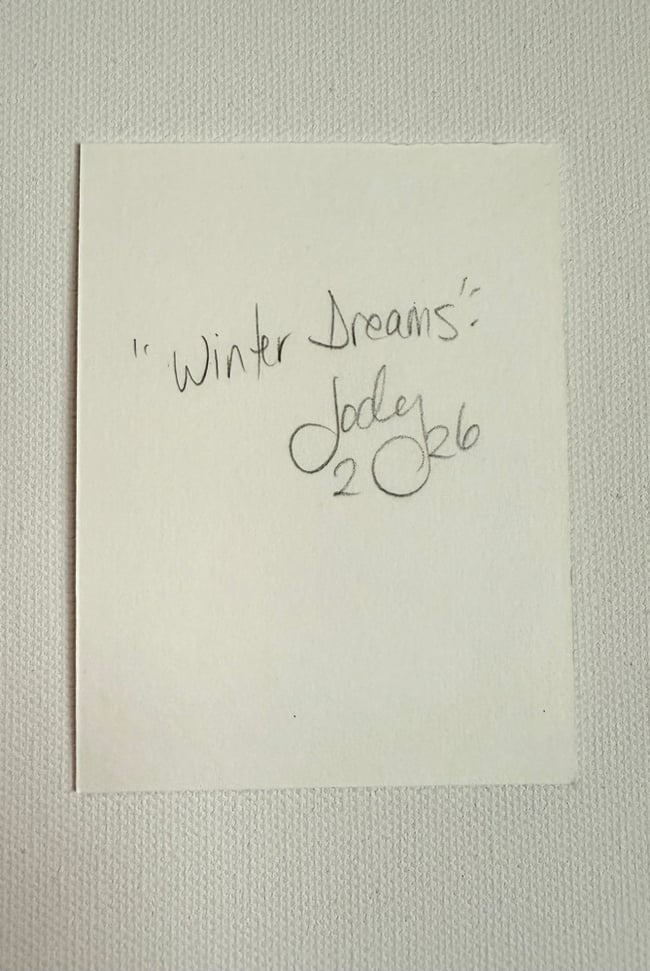 Winter Dreams. Original mini painting.