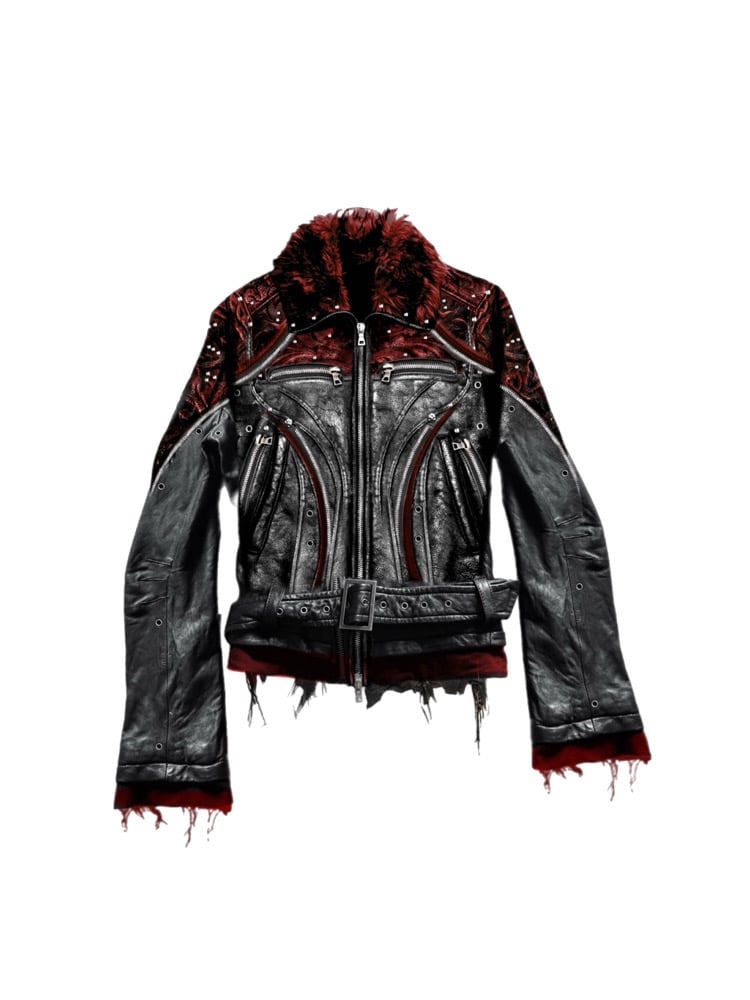 SS26 1/1 'Morphogenesis' Leather Jacket | Slovakian Dreams
