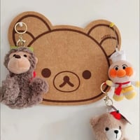 Image 3 of Cartoon Felt Board Home Decor Wall Decor Panel Felt Posters on The Wall Bear Wall Sticker Rilakkumas