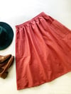 Ready Made Pinky Red Rachael Skirt size 14 with free postage 