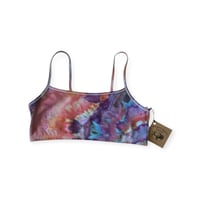 Image 1 of L (38) Bralette in Bold Radial Ice Dye