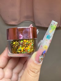 Image 1 of Circle Glitter Jar 1oz