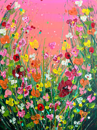 Image 1 of Coral Sky over the Meadow