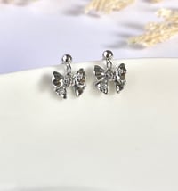 Image 1 of "Petite" Bow Stud Earrings