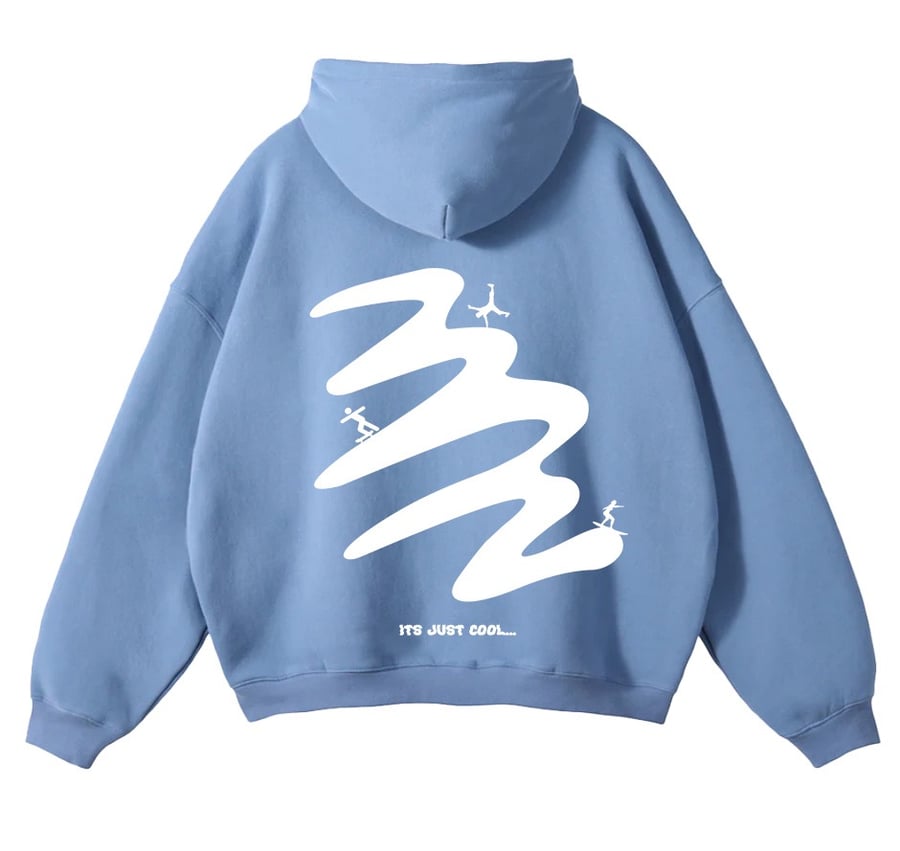 Image of Oversized  Baby blue  hoodie