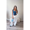 Blue Frill Sleeve Vest Top 