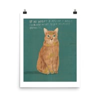 Image 1 of ROMANTIC FELINE POSTER