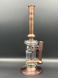 Image 2 of Gold amethyst over electrum mini stemline straight tube