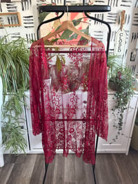 Image 1 of Lace short duster 