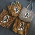 Leopard print panther patch large shoulder bag Image 2