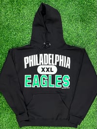 Image 3 of EAGLES ‘XXL’ Black Hoodie