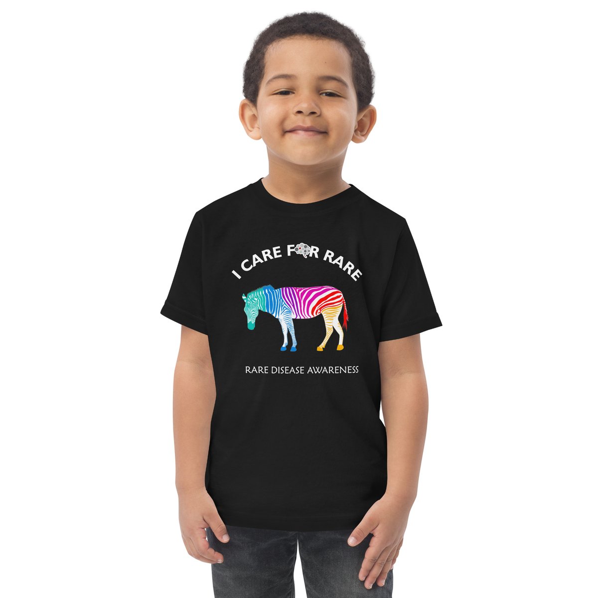 Image of I Care for Rare Toddler jersey t-shirt