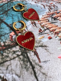 Image 1 of AMOUR HEART EARRINGS 