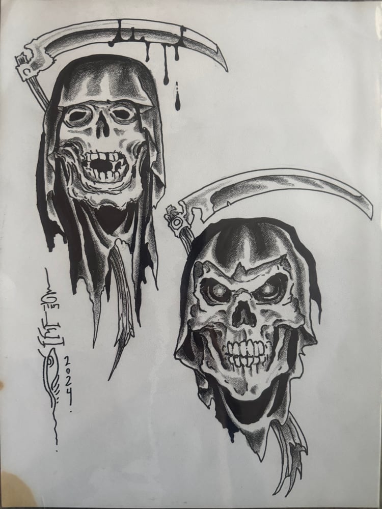 Image of Tim Lehi “Reapers & Wolves #46” Original Art