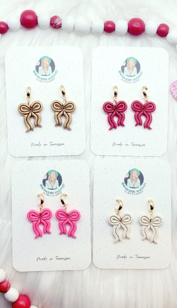 Image of Mini Sweetheart Bow Dangles