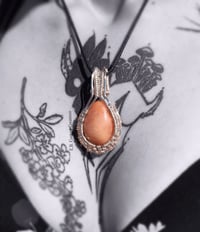 Peach Quartz pendant