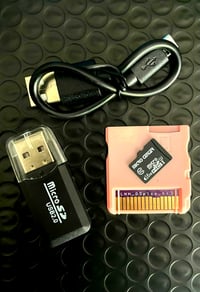 Image 2 of DSPico / 16GB / Pre-Loaded 7 ROMs (PadMe, Breaks, AciD, Stutter, Moody, GriDS, SID-DS) Limited Pink