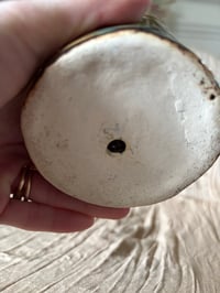 Image 5 of Chocolate Soldier kalanchoe in Handmade Glazed Pot