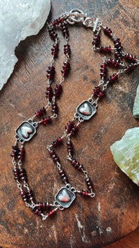 Image 1 of Valentine garnet necklace 