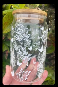 Image 2 of Wildflowers Glass Cup