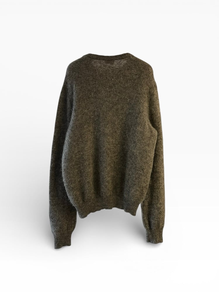 Image of Saint Laurent Paris Mohair Wool Blend Sweater