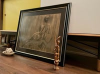 Image 2 of Reclining Nude, Graphite Drawing on Paper