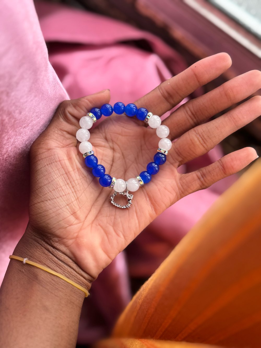 Image of Hello Kitty Charm 🐈‍⬛ - Blue