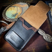 Image 2 of de Clisson Wallet - Black & Brown Nut