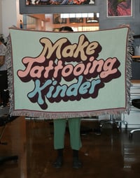 Image 2 of Make Tattooing Kinder Blanket