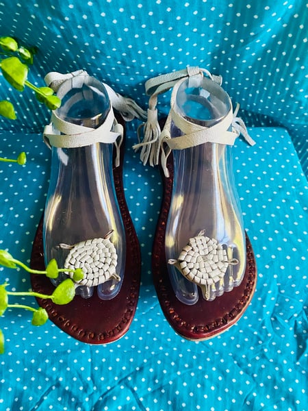 Image of White Blossom Sandal