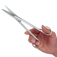 Image 5 of 12.5Cm/14Cm/16Cm/18Cm Dental Stainless Steel Surgical Scissors Forceps Straight Curved Medical Tools
