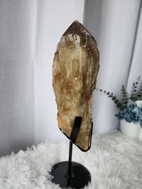 Image 3 of 4.3lb Smoky Citrine Crystal Cluster With Custom Stand