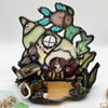 Mermaid Shell Cottage Candle Holder 