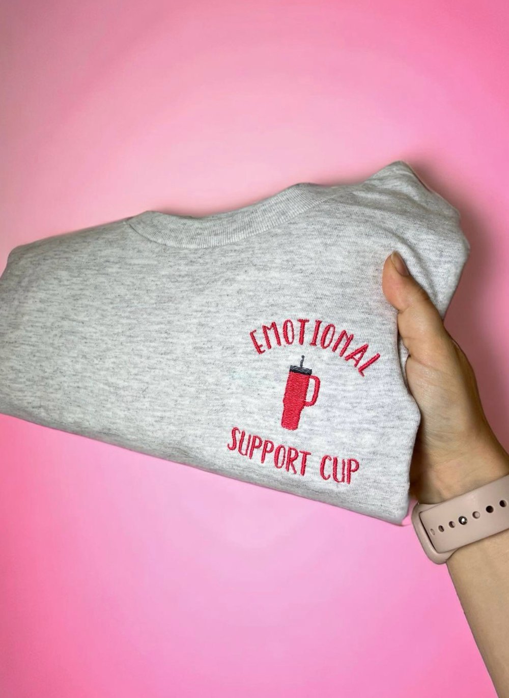 Image of Emotional support cup t-shirt