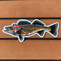 Image 2 of Emotional Support Walleye Sticker