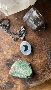 Image 2 of Mossy moon pendant 