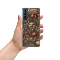 Image 17 of Boho Nature Cottagecore Inspired Hedgehogs Among Mushrooms Clear Case for Samsung®