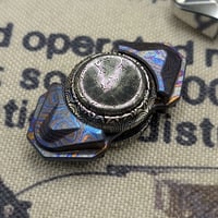 Image 15 of Preorder A New Linkage Button---DOME in Damasteel