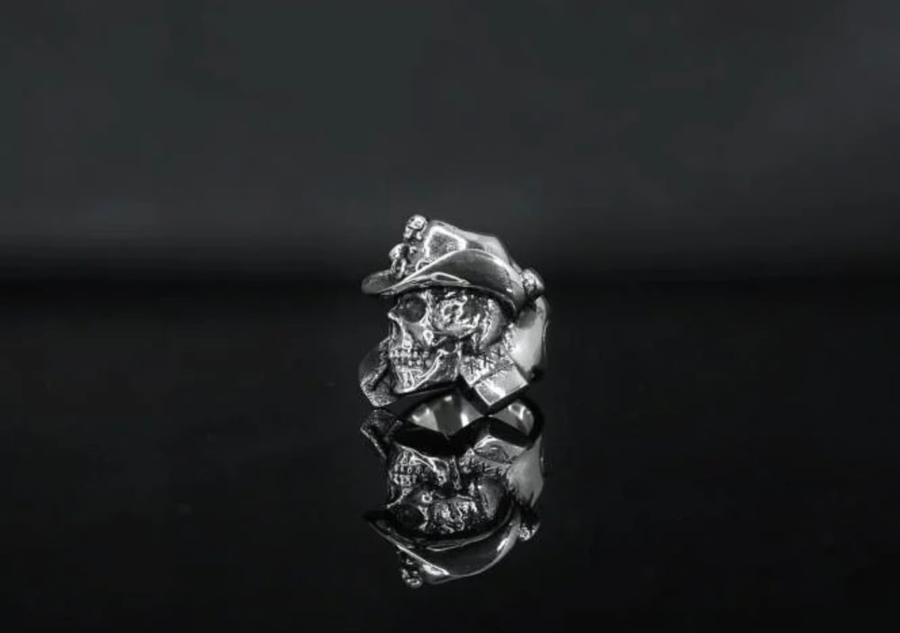 Image of LEGENDS NEVER DIE RING WHITE BRASS OR STERLING SILVER!